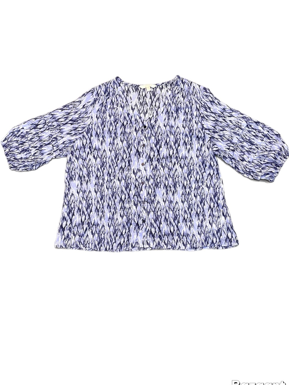 Hope & Harlow 3/4 Sleeve Sheer Blouse Size 3X
